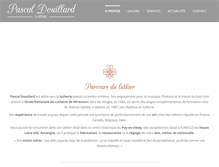 Tablet Screenshot of luthier-douillard.com